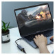 Ugreen external network adapter RJ45 - USB Type C (1000 Mbps / 1 Gbps) Gigabit Ethernet gray (CM199)
