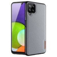 Dux Ducis Fino case covered with nylon material for Samsung Galaxy A22 4G gray