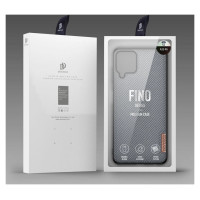 Dux Ducis Fino case covered with nylon material for Samsung Galaxy A22 4G gray