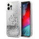 Guess GUHCP12LLG4GSI iPhone 12 Pro Max 6.7" silver/silver hardcase 4G Big Liquid Glitter
