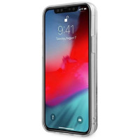 Guess GUHCP12LLG4GSI iPhone 12 Pro Max 6.7" silver/silver hardcase 4G Big Liquid Glitter
