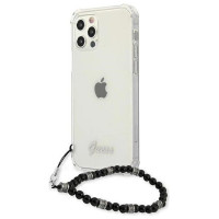 Guess GUHCP12MKPSBK iPhone 12/12 Pro 6.1" Transparent hardcase Black Pearl