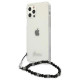 Guess GUHCP12MKPSBK iPhone 12/12 Pro 6.1" Transparent hardcase Black Pearl