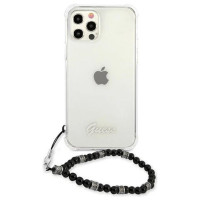 Guess GUHCP12MKPSBK iPhone 12/12 Pro 6.1" Transparent hardcase Black Pearl