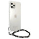 Guess GUHCP12MKPSBK iPhone 12/12 Pro 6.1" Transparent hardcase Black Pearl