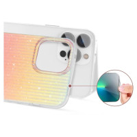 Kingxbar Travel Series luxurious elegant case for iPhone 13 Pro orange (Sunset)