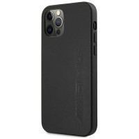 Mercedes AMG AMHCP12LDOLBK iPhone 12 Pro Max 6,7" czarny/black hardcase Leather Hot Stamped