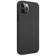 Mercedes AMG AMHCP12LDOLBK iPhone 12 Pro Max 6,7" czarny/black hardcase Leather Hot Stamped