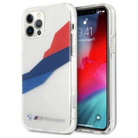 BMW Etui BMW BMHCP12LSKTGT iPhone 12 Pro Max 6,7" transparent hardcase Motorsport Tricolor