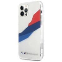 BMW Etui BMW BMHCP12LSKTGT iPhone 12 Pro Max 6,7" transparent hardcase Motorsport Tricolor