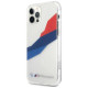 BMW Etui BMW BMHCP12LSKTGT iPhone 12 Pro Max 6,7" transparent hardcase Motorsport Tricolor