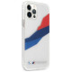 BMW Etui BMW BMHCP12LSKTGT iPhone 12 Pro Max 6,7" transparent hardcase Motorsport Tricolor