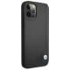 BMW Etui BMW BMHCP12MRCDPK iPhone 12/12 Pro 6,1" czarny/black hardcase Leather Deboss