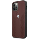 BMW Etui BMW BMHCP12MRSPPR iPhone 12/12 Pro 6,1" czerwony/red hardcase Leather Curve Perforate