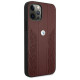 BMW Etui BMW BMHCP12MRSPPR iPhone 12/12 Pro 6,1" czerwony/red hardcase Leather Curve Perforate