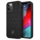 Mercedes MEHCP12LPSQBK iPhone 12 Pro Max 6,7" czarny/black hardcase Leather Stars Pattern