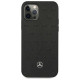 Mercedes MEHCP12LPSQBK iPhone 12 Pro Max 6,7" czarny/black hardcase Leather Stars Pattern