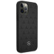 Mercedes MEHCP12LPSQBK iPhone 12 Pro Max 6,7" czarny/black hardcase Leather Stars Pattern