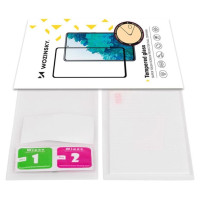 Wozinsky Tempered Glass Full Glue Super Tough Screen Protector Full Coveraged with Frame Case Friendly for Oppo Reno6 4G black