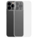Baseus Frosted Glass Case Cover for iPhone 13 Pro Max Hard Cover with Gel Frame Transparent (ARWS000202)