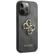 Guess GUHCP13L4GMGGR iPhone 13 Pro / 13 6.1" grey/grey hardcase 4G Big Metal Logo