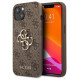 Guess GUHCP13M4GMGBR iPhone 13 6,1" brązowy/brown hardcase 4G Big Metal Logo