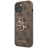 Guess GUHCP13M4GMGBR iPhone 13 6,1" brązowy/brown hardcase 4G Big Metal Logo