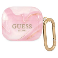 Guess GUA3UNMP AirPods 3 cover pink/pink Marble Collection