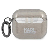 Karl Lagerfeld KLA3UKHGK AirPods 3 cover czarny/black Glitter Karl`s Head