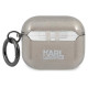 Karl Lagerfeld KLA3UKHGK AirPods 3 cover czarny/black Glitter Karl`s Head