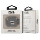 Karl Lagerfeld KLA3UKHGK AirPods 3 cover czarny/black Glitter Karl`s Head