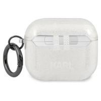 Karl Lagerfeld KLA3UKHGS AirPods 3 cover srebrny/silver Glitter Karl`s Head