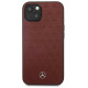 Mercedes MEHCP13SPSQRE iPhone 13 mini 5,4" czerwony/red hardcase Leather Stars Pattern
