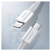 Ugreen cable USB Type C - Lightning 3A cable 0.25 m white (US171)