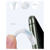 Ugreen cable USB Type C - Lightning 3A cable 0.25 m white (US171)