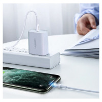 Ugreen cable USB Type C - Lightning 3A cable 0.25 m white (US171)