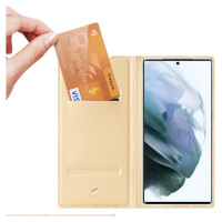 Dux Ducis Skin Pro Holster Cover for Samsung Galaxy S22 Ultra gold