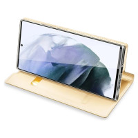 Dux Ducis Skin Pro Holster Cover for Samsung Galaxy S22 Ultra gold