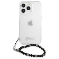 Guess GUHCP13LKPSBK iPhone 13 Pro / 13 6.1" Transparent hard case Black Pearl