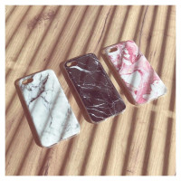Wozinsky Marble TPU cover gel marble for Samsung Galaxy S22 Ultra black