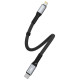 Dudao L10P Lightning - USB-C PD 20W cable 0.23m - black