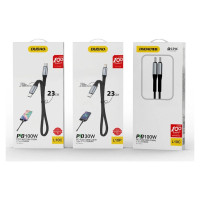 Dudao L10P Lightning - USB-C PD 20W cable 0.23m - black