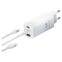 3Mk Protection 3MK HyperCharger 65W 2xUSB-C + 1xUSB-A charger GAN, PD + QC