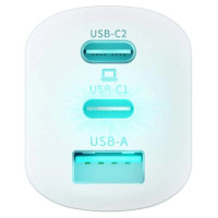3Mk Protection 3MK HyperCharger 65W 2xUSB-C + 1xUSB-A charger GAN, PD + QC