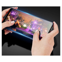 Dux Ducis 10D Tempered Glass 9H full screen tempered glass with frame Motorola Moto E32 black (case friendly)