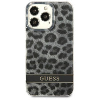 Guess GUHCP13LHSLEOK iPhone 13 Pro / 13 6.1" grey/grey hardcase Leopard
