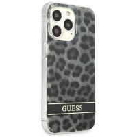 Guess GUHCP13LHSLEOK iPhone 13 Pro / 13 6.1" grey/grey hardcase Leopard