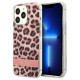 Guess GUHCP13LHSLEOP iPhone 13 Pro / 13 6.1" pink/pink hardcase Leopard