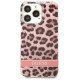 Guess GUHCP13LHSLEOP iPhone 13 Pro / 13 6.1" pink/pink hardcase Leopard