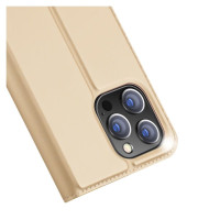 Dux Ducis Skin Pro Holster Flip Cover for iPhone 14 Pro gold